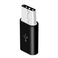 thumbnail image 1 of Matsuzay 10 piezas Universal tipo C a Micro USB adaptador compatible con sincronización de datos convertidor de carga USB-C Teléfono y Comunicación negro 5 piezas, 1 of 6
