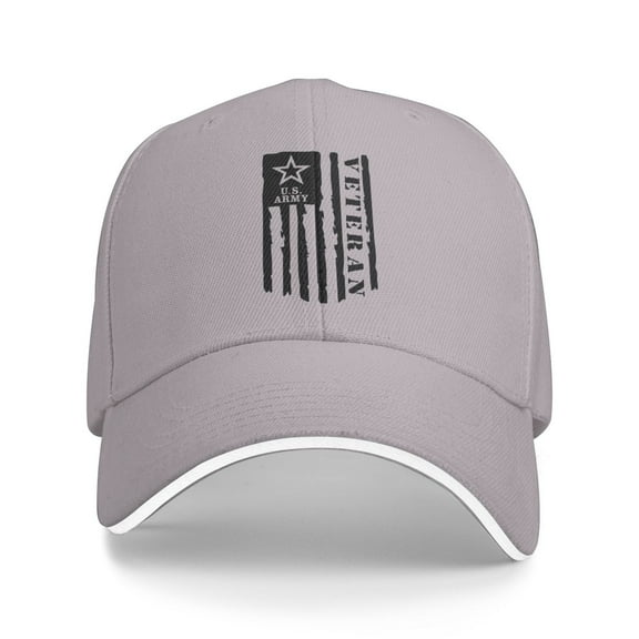 U.S Army Veteran Flag Men Women Sandwich Cap Classic Baseball Capunisex Adjustable Casquette Dad Hat
