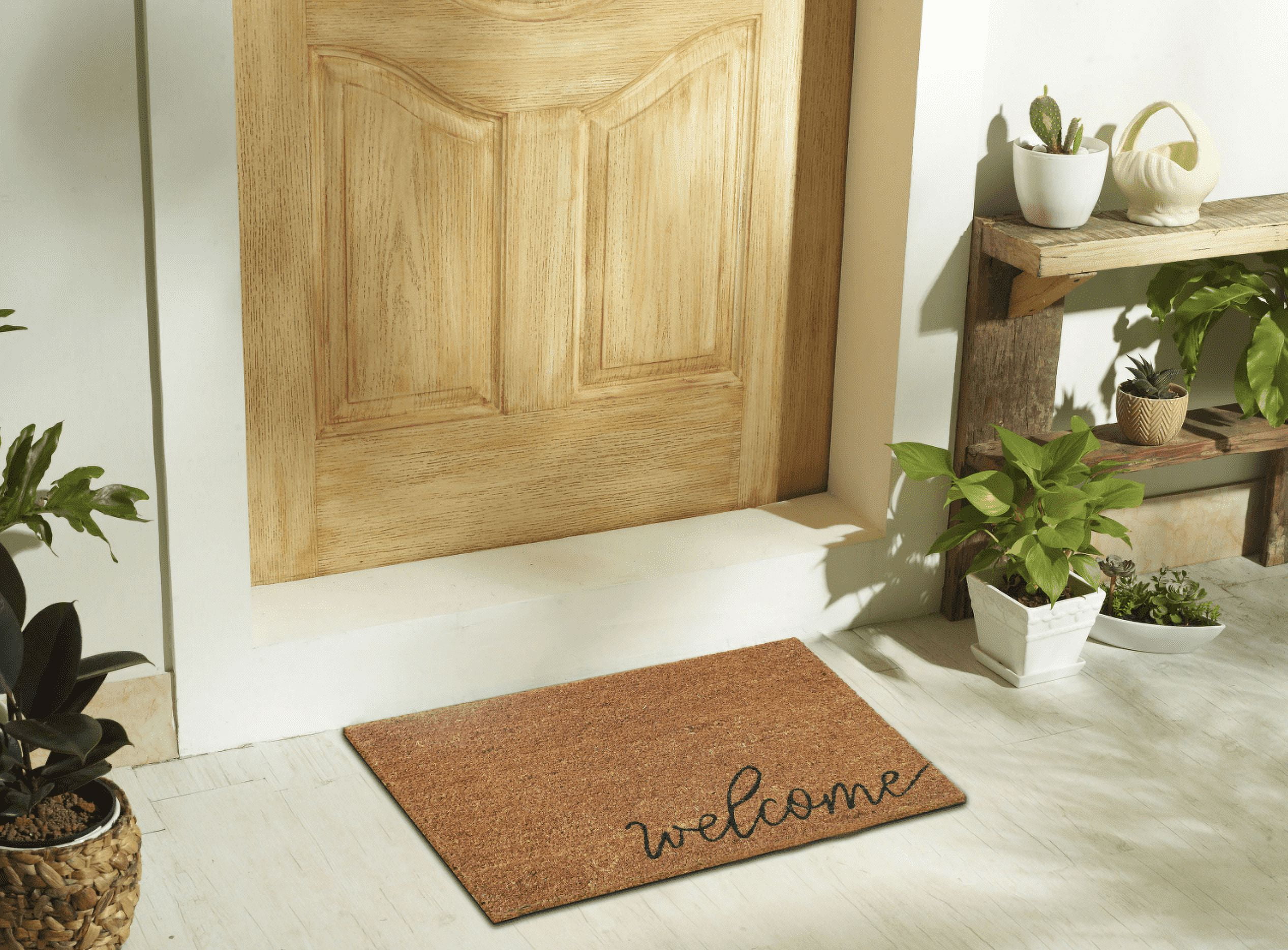Mainstays Coir Doormat Printed