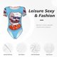 thumbnail image 4 of Balery Sushi Salmon Surfing Body de cuello redondo de manga corta para mujer Tops de manga corta Tops básicos-Medium, 4 of 7