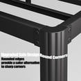 thumbnail image 5 of 14in High King Bed Frame No Box Spring Needed, Heavy Duty King Platform Bed Frame with Round Corners, Easy Assembly, Noise Free, Black, 5 of 9