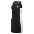 thumbnail image 2 of Women's WEAR by Erin Andrews Black Kansas City Chiefs Bodyframing Tank Dress, 2 of 4