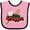 Pink and Black, variant on Inktastic Little Slugger Boys or Girls Baby Bib