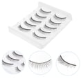 thumbnail image 4 of 5 pares pestañas de pestañas postizas de fibra química pestañas de belleza de ojo 3D natural, 4 of 7