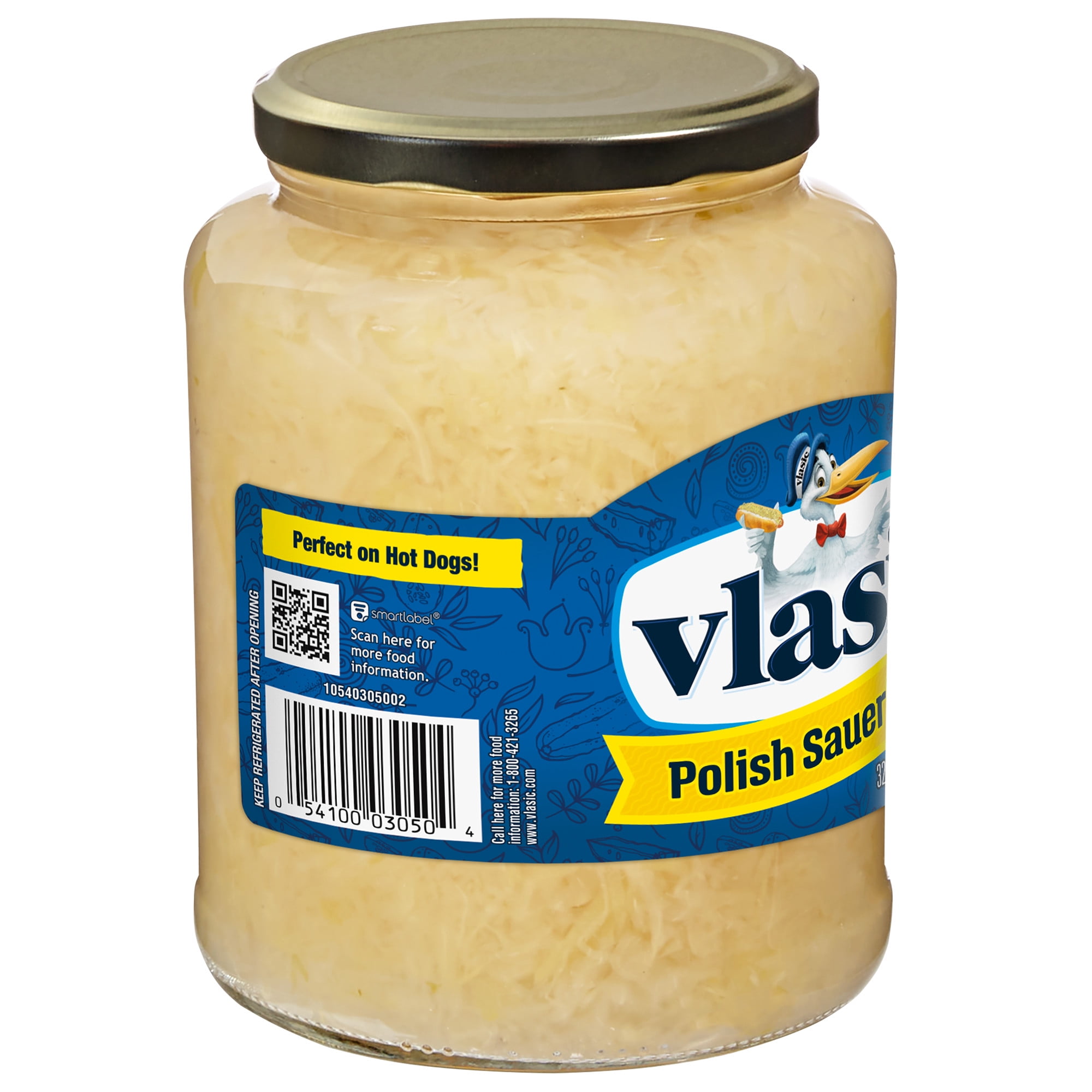 (3 pack) Vlasic Polish Sauerkraut, 32 fl. oz.