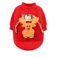 thumbnail image 7 of NOKIO Festive Holiday Cartoon Dog Pullover Christmas Pet Sweater Pet Dog Christmas Day Elk Warm Velvet Striped Antlers Decoration Dress Up Small And Medium-sized Dog Cat Pet Clothes, 7 of 7
