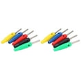 thumbnail image 4 of Banana Plugs, 6pcs Professional Fast Transmission 4mm Durable Banana Plug Adapters  For Electrical Testing, 4 of 8