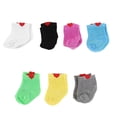 thumbnail image 2 of 7 Pairs Baby Doll Socks - Multicolor Tiny Socks For 18 Inch American Doll - Action Figure Clothing Accessories For Pretend Play Assorted Color, 2 of 3