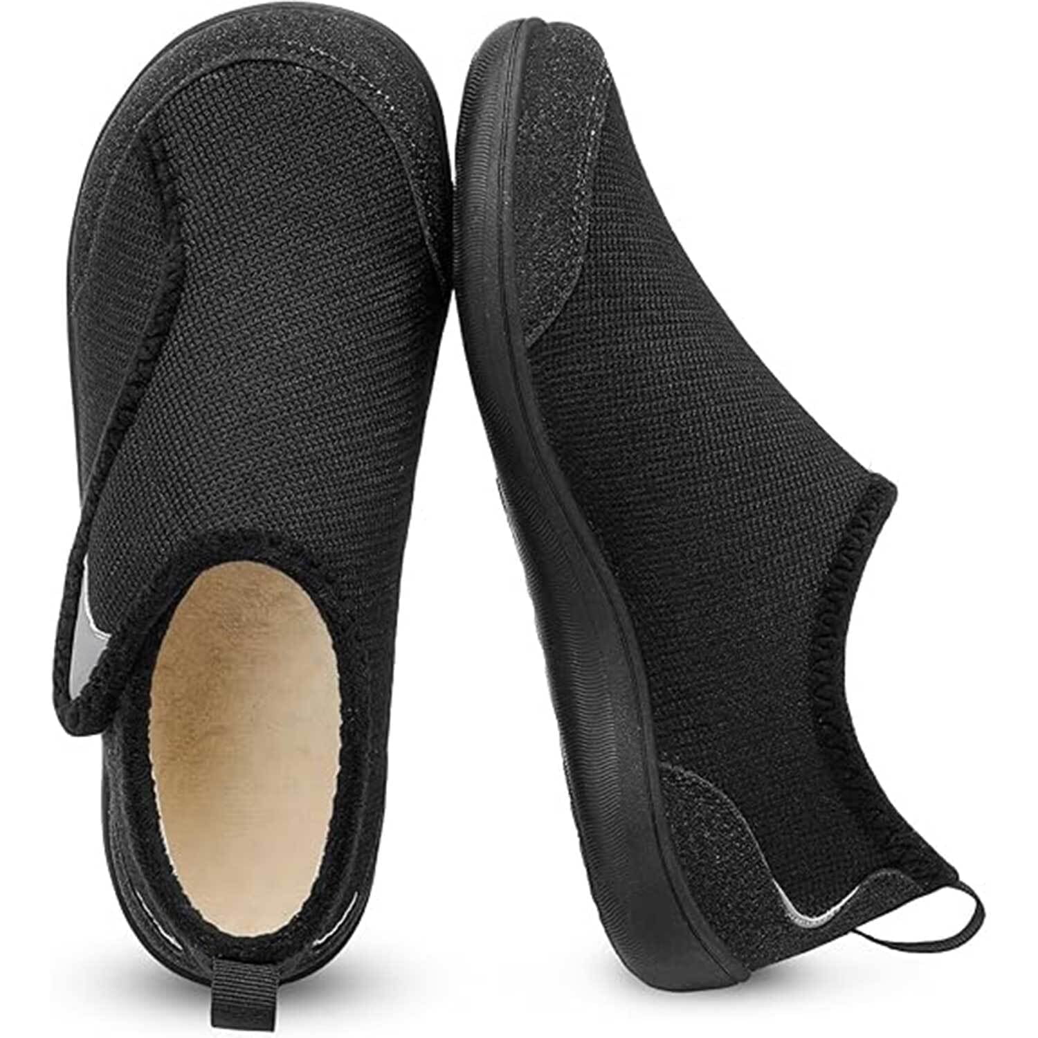 Leisfit Womens Men Slippers Wide Width Adjustable Barefoot Walking Shoes