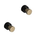 thumbnail image 3 of Injueey Ganchos para toallas de cobre y latón para baño - Potente colgador moderno autoadhesivo Aplicaciones amplias Gran capacidad de carga Gancho para ropa negro 2piezas, 3 of 6
