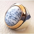 thumbnail image 6 of Dendritic Opal Mens Ring, Natural Dendrite Opal Ring, Silver Jewelry, 925 Silver Ring, Birthday Gift, Heavy Mens Ring, Arabic Design, Ottoman Style Ring, Christmas, Turkey Mens Signet Ring, 6 of 6