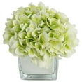 thumbnail image 2 of RG Style Artificial Silk Hydrangea Floral Arrangements in Decorative Vase, 2 of 6