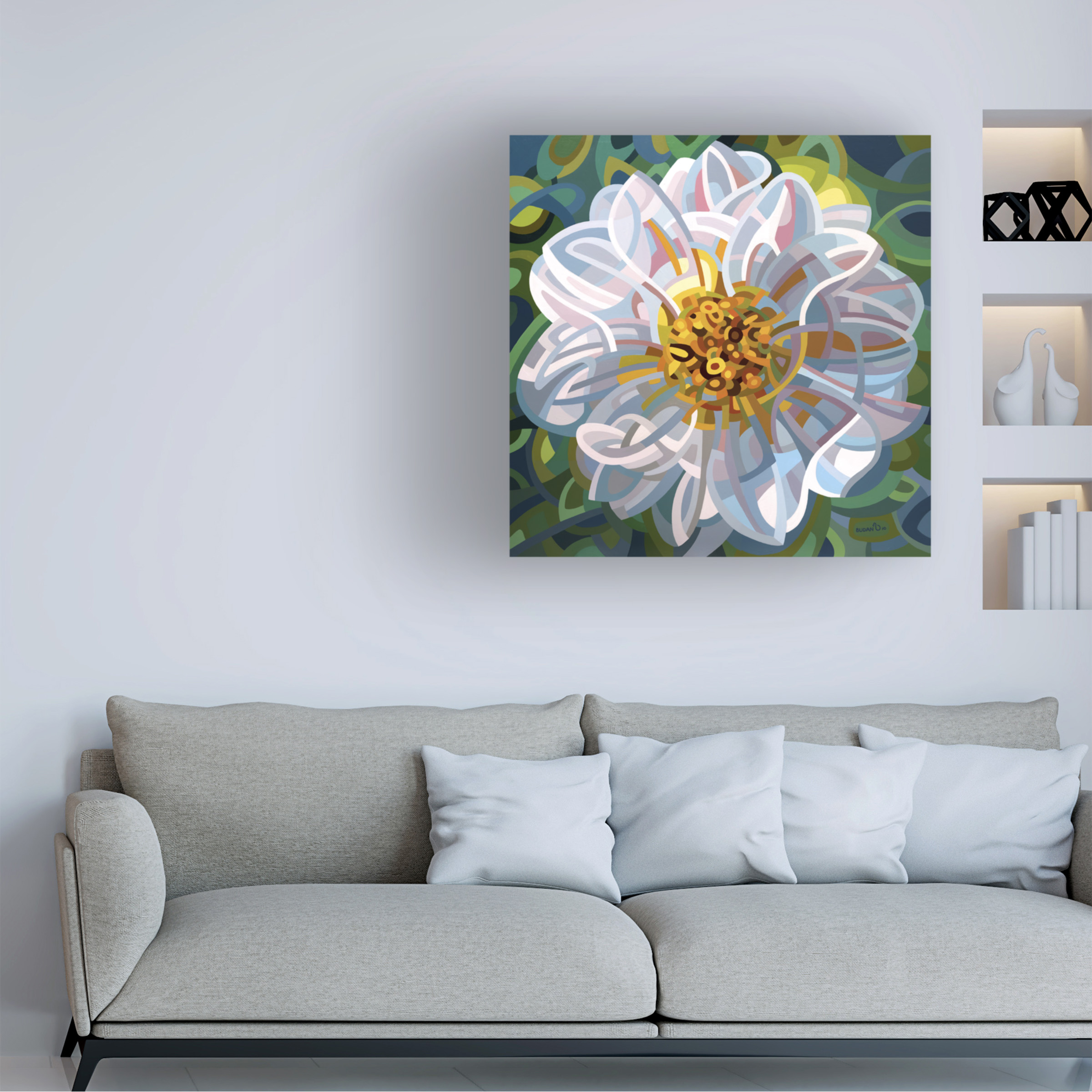 Mandy Budan 'Solitaire' Canvas Art