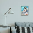 thumbnail image 2 of Stupell Industries Chubby Pug Dog with Pizza Boxes Pet Portrait Black Framed, 11 x 14, Design by George Dyachenko, 2 of 5