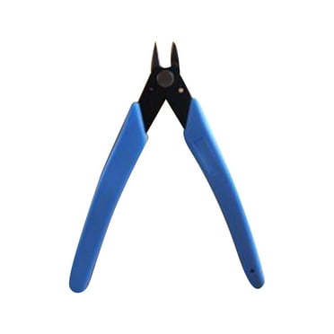 Anckoeil Hardware Tools 5 Inch Offset Pliers Plastic Wire Cutter Model Tool Pliers Carbon Steel Nozzle Pliers