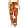 thumbnail image 2 of Kdxio Women's Comfy Stretch Happy Thanksgiving Three GnomesPrint Drawstring Pajama Pants-Small, 2 of 9