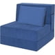 thumbnail image 1 of QinaQin Sofá cama plegable 4 en 1 convertible, sillón y loveseat con cojín, diseño ahorrador de espacio para sala, recámara o cuarto de visitas, 1 of 5