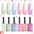 thumbnail image 1 of Set de esmaltes de uñas Beetles Pearl Mermaid Glow, 6 colores, 15 ml, 1 of 7
