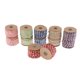 thumbnail image 3 of 12 piezas de cinta de tela de arpillera para decoraciones de banquete de boda, doble color Sunnimix Cinta de arpillera de seda natural, 3 of 8