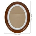 thumbnail image 2 of HLONK Oval Photo Frame Ornament Wall Hanging Picture Frame Wall Decorative Photo Frame, 2 of 10