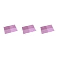 thumbnail image 2 of stanreset 1/2/3/5 Multi-Color Stripe Placemats Simple Style Waterproof Heating Insulation Desktop Anti-slide Table Mat Kitchen Tablecloth Purple 3PCS, 2 of 6