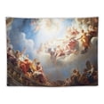 thumbnail image 5 of ONETECH  Vintage Paris Renaissance Tapestry Art Academia Room Decor Painting Royal Castle Palace Medieval French Ceiling Wall Hanging Bedroom Victorian Living Room Dorm Decor, 5 of 7