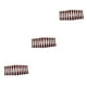 thumbnail image 4 of Vogacara 24 piezas de polvo brillante para uñas postizas en forma de T color rojo oscuro, 4 of 6