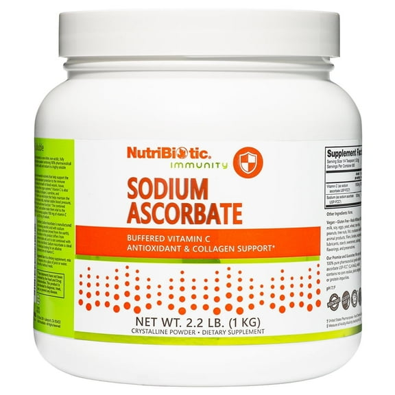 NutriBiotic Sodium Ascorbate, Buffered Vitamin C Powder, 2.2 Lb