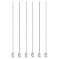 thumbnail image 1 of Uxcell 6 Pcs Aguja de Dispensa de Punta Romo de 18G de 5 Pulgadas con Lure Lock para Recargar Tintas Líquidas y Adhesivos, 1 of 5