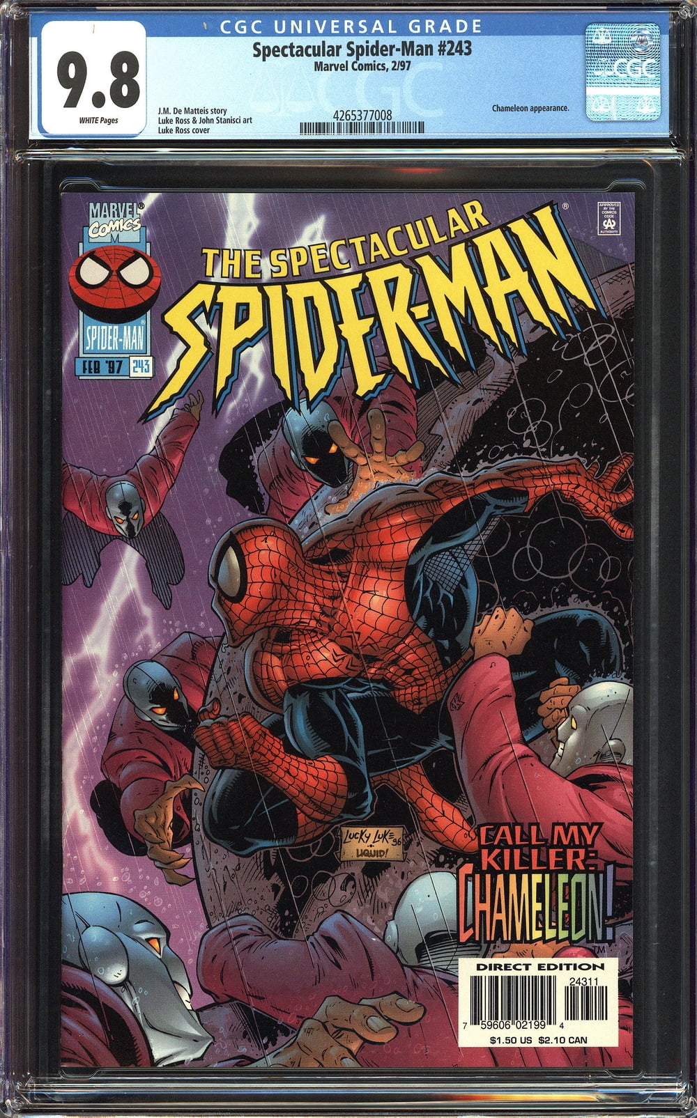 Cover of The Spectacular Spider-Man #243