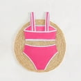 thumbnail image 4 of CCRFTGI Swimsuit for Child Girls Size 7-8 Summer Sleeveless Two Piece Beach Swimwear Swimsuits Swimming Big Sister Outfit Girls Bathing Suit Pink 9-10 Years, 4 of 5