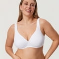 thumbnail image 3 of DELIMIRA Women's Plus Size Bras Minimizer Underwire Full Coverage Unlined Seamless, 3 of 4