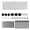 White, variant on Polyester Fiber Networks Pocket Sturdy Storage Mesh for Desk Cable Organization