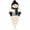 Snowman Icicle, variant on Cardinal Solar Garden Stake Light with Waterfall LED, Red Bird Memorial Sympathy Decor, Snowflake Winter Outdoor Yard Light for Christmas Pathway