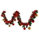 thumbnail image 2 of Juego de guirnaldas de Navidad | Adornos de bola de luz multicolor 200cm | Rojo verde, blanco, plástico inquebrantable, diseño flexible y flexible, escalera y ventana, decoración navideña, fácil de, 2 of 6