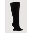 thumbnail image 3 of Women's Peep Toe Over The Knee Wedge Boots, 3 of 6