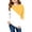 Yellow, variant on CLOISE Long Sleeve Tops for Kids Girls Boys Casual Shirts Crewneck Pullover Color Block Blouses Purple 9-10T