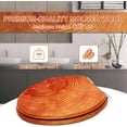 thumbnail image 4 of Nastarki Elongated Toilet Seat, Slow Close Wood Toilet Seats, Wooden Toilet Seats with Strong Alloy Hinges, 4 of 6