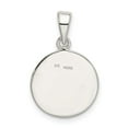 thumbnail image 4 of FB Jewels Sterling Silver Glitter Enamel Letter M Circle Pendant, 4 of 4