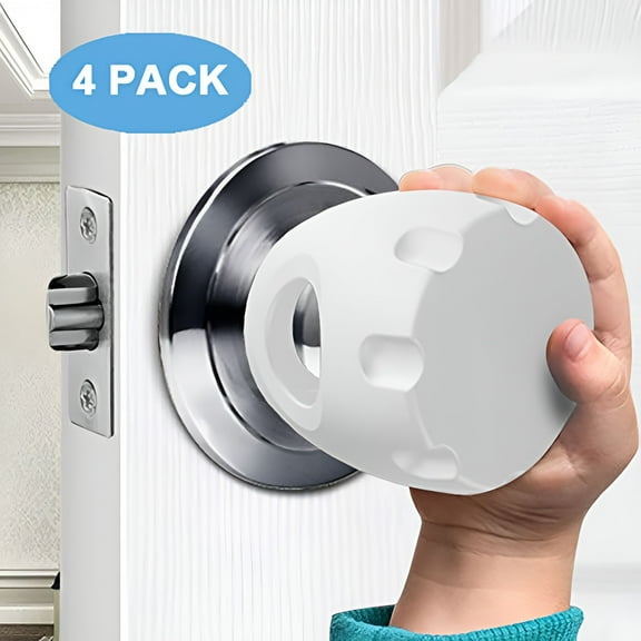 ZHZFKQ Child Proof Door Knob Covers,Baby Safety Doorknob Protector,Door Safety Tools,Home Improvement Doorstop Toddler Door Knob Cover