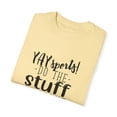 thumbnail image 3 of Yay Sports Do The Stuff Win The Thing Game Day | Weekend | Football Mom | Game Day | Baseball Mom Unisex Garment-Dyed T-shirt, 3 of 4