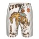 thumbnail image 3 of Balery Cowboy Up Vintage Wild West Traje de Baño Estilo Hawaiano para Hombre, Shorts de Secado Rápido con Bolsillos-Large, 3 of 6
