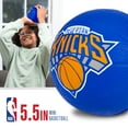 thumbnail image 2 of Franklin Sports NBA New York Knicks Mini Foam Basketball - Kids 5.5" Inch Toy Basketball for Over the Door + Mini Indoor Basketball Hoops - NBA Fan Shop Soft Foam Indoor Kids Basketballs, 2 of 9