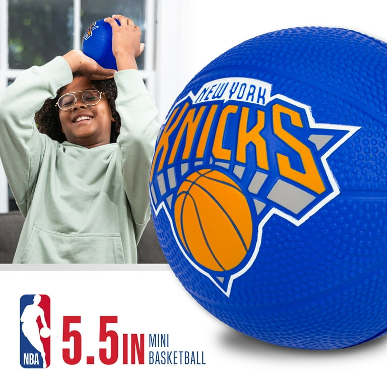 Franklin Sports NBA New York Knicks Kids 5.5 Inch Soft Indoor Mini