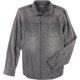 thumbnail image 1 of Calvin Klein Faded Utility Button Up Shirt para hombre, gris, mediano Calvin Klein Botones al frente, 1 of 1