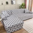 thumbnail image 1 of Sectional Sofa Covers Stretch Couch Slipcovers for L Shape Sectional Couch Chaise Sofa Furniture Protector Covers, 1 of 7