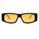 thumbnail image 2 of Gafas de sol SOJOS Trendy Y2K Rectangulares Polarizadas SJ2228 Negro/Amarillo, 2 of 5