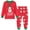 4# Red, variant on FEDPOP Toddler Boys Pjs Christmas Pajamas Set Cotton Sleepwear 3t