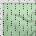 thumbnail image 2 of oneOone Silk Tabby Fabric Arrow Sign Kasuri Print Fabric BTY 42 Inch Wide, 2 of 4