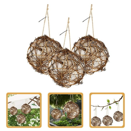 CRAFTHROU 3Pcs Hanging Hummingbird Nesting Material Feeder for Bird Enthusiasts and Lovers Outdoors CRAFTHROU 3Pcs Hanging Hummingbird Nesting Material Feeder for Bird Enthusiasts and Lovers Outdoors